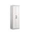 Armoire de rangement blanche avec panneau encadré Evelyn