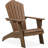 Adirondack Chair Set of 2, Outdoor Oversized Patio Chair Poly Lumber Weather Resistant & Durable Fire Pits Chair-1080730731-1096310034