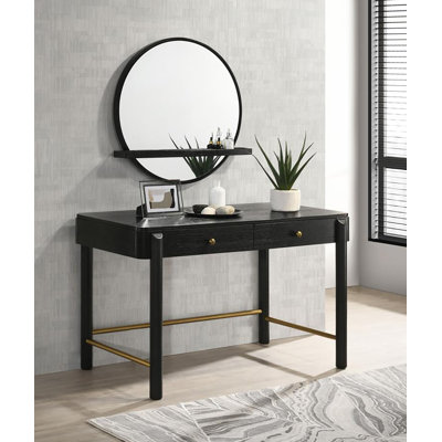 Meuble-lavabo à 2 tiroirs avec miroir Wailing