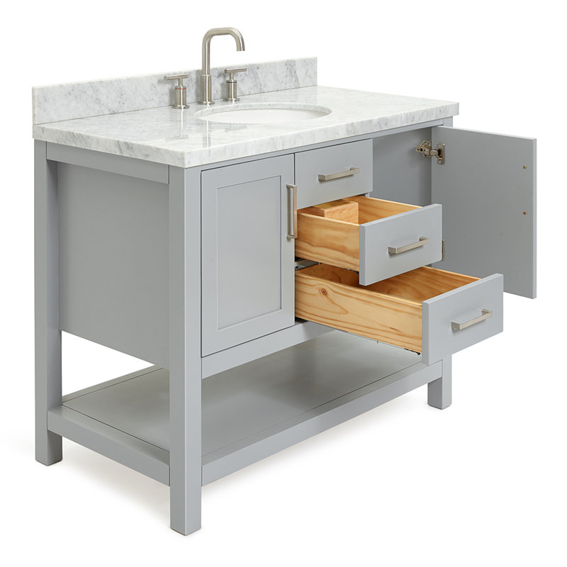 Bayhill 43'' W Single Vanity, Gray