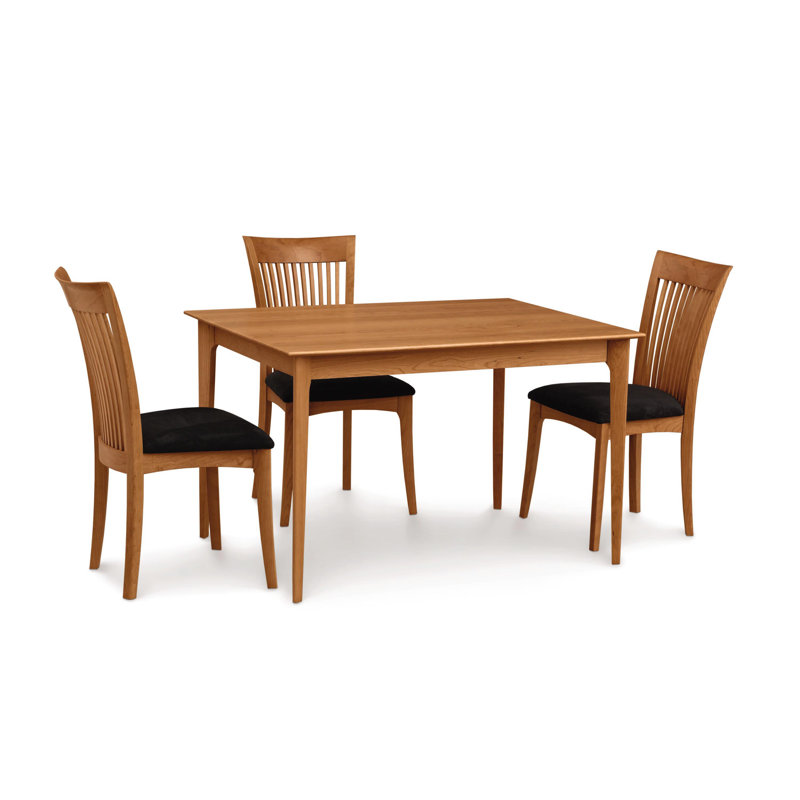 Sarah Fixed Top Table, 48" L x 36" W, Natural Cherry