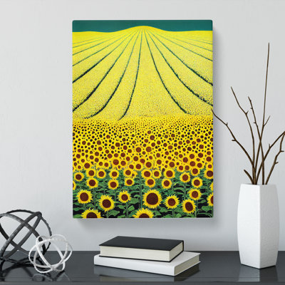 Unique Sunflower Field Vol.3 - Wrapped Canvas