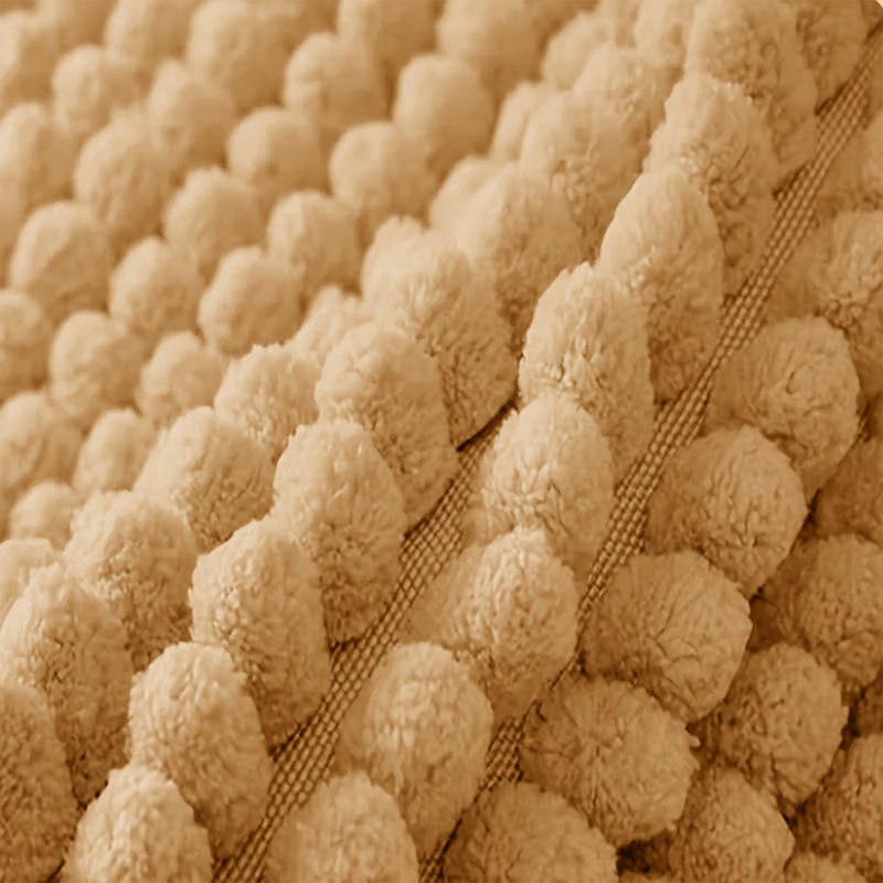 Ultra-Soft Non-Slip Absorbent Bathroom Rug, Beige, 40cm W x 60cm L
