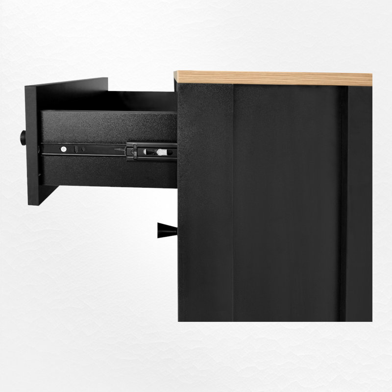 24 Pair Shoe Storage Cabinet, Black
