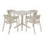 Ensemble repas carré pour 4 personnes-734013256
