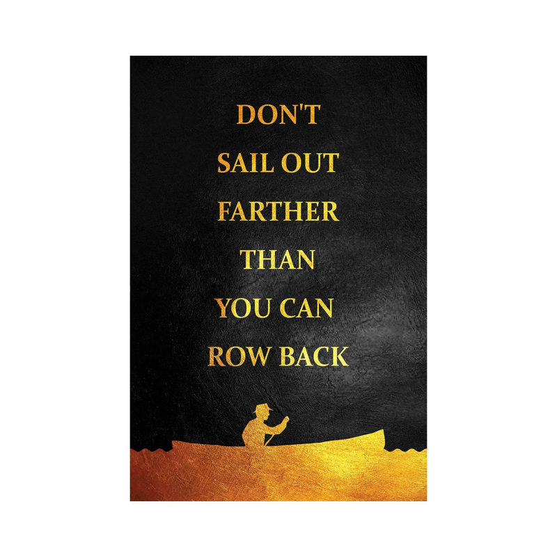 Danish Proverb by Adrian Baldovino - Wrapped Canvas Print, 66.04 cm H x 45.72 cm W x 1.91 cm D