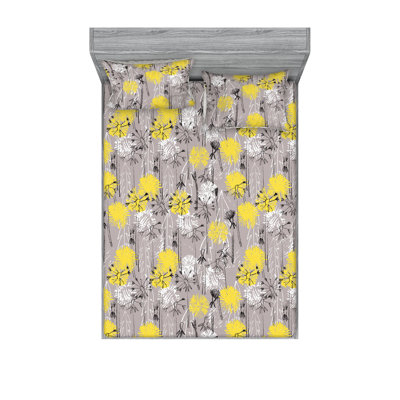 Drap-housse et taies décoratives 3 pièces Ambesonne