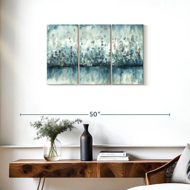 Avery Lakeside Abstract, 20" H x 33" W