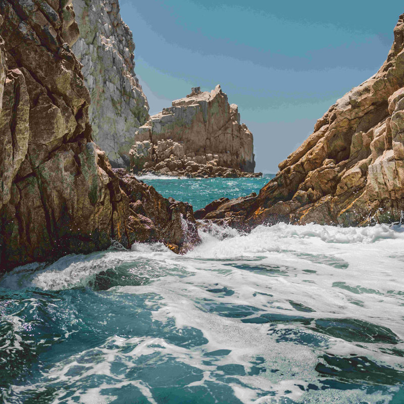 Cabo San Lucas - impression, H 12 po x l 12 po, Non, Toile tendue