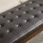 Banc de bout capitonné de 66 po à l'extrémité du lit, banc de fenêtre rembourré en polyuréthane pour le couloir du salon de la chambre à coucher-64239624