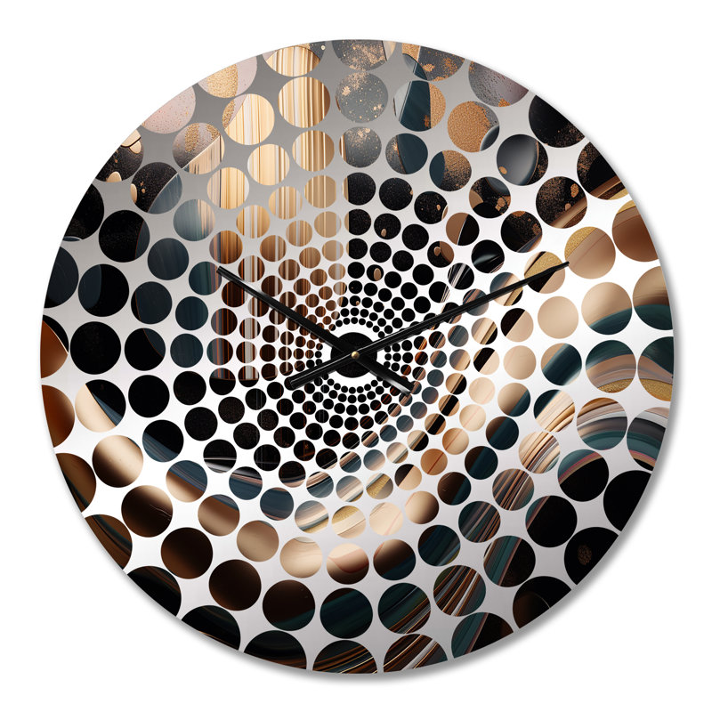 Willeen - Horloge murale abstraite en marbre, Petit
