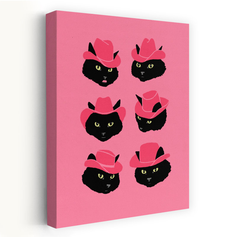 Art contemporain, art contemporain pour chat, H 24 po x l 16 po