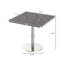 Table carrée bistro moderne tulipe 31,5 pouces avec plateau en faux marbre (sans la chaise)-1519993270