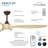 Pierce 65" Led Smart Ceiling Fan-116794811-116794814