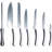 BergHOFF Concavo 9Pc Cutlery Set with Knife Block and Knife Sharpener