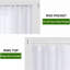 White Sheer Curtain Single Panel-1819797886