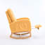 Chaise longue berçante avec repose-pieds Accent-1813445808