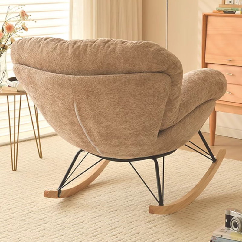 Chaise berçante simple coquille d'œuf