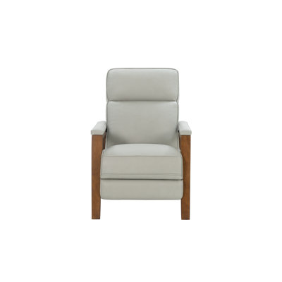 Marian 29.1" Wide Genuine Leather Manual Standard Recliner by Hokku Designs