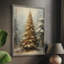 «Christmas Holiday Art», reproduction encadrée en bois massif-760287544