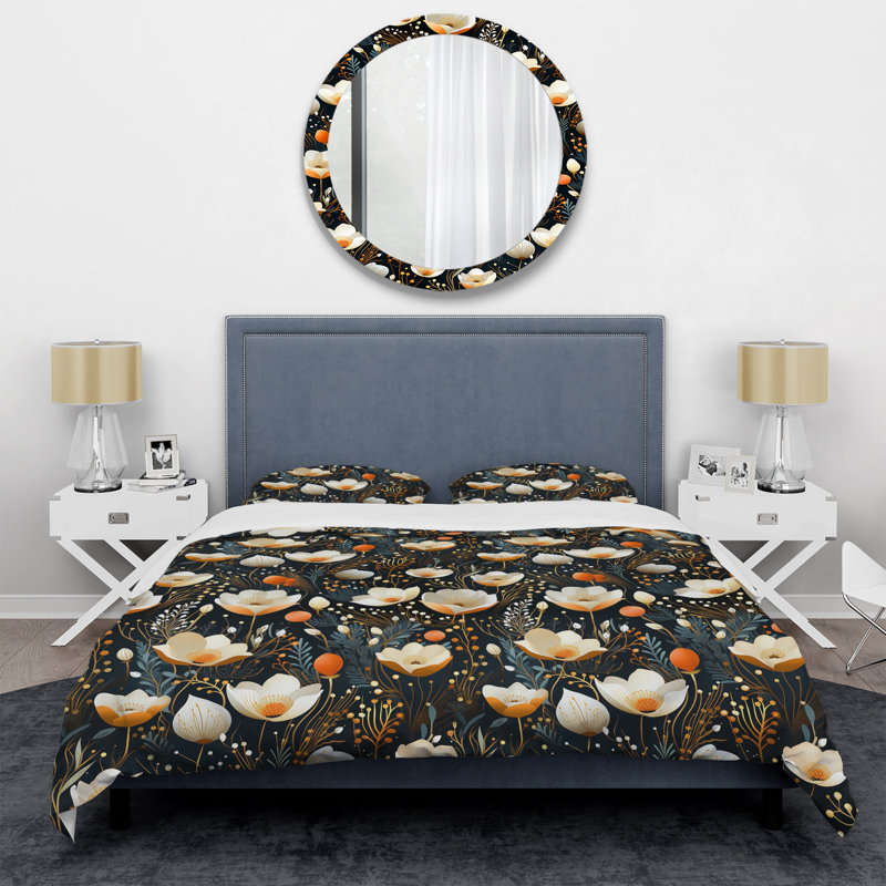 Ensemble de housse de couette Artistic Essence, Housse de couette simple + 1 taie décorative stan