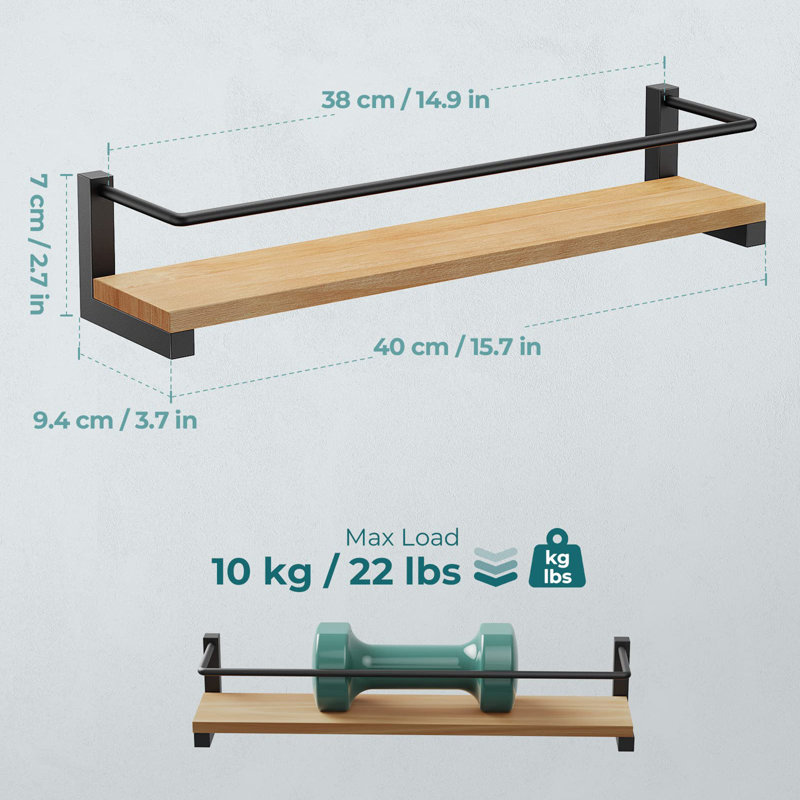 Witsell 2 Piece Floating Shelf