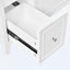 Meuble-lavabo de salle de bain avec lavabo en céramique, tiroir double couche-105683662