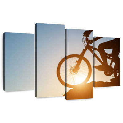Senne Mountain Biking At Sunset