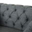 Fauteuil club en polyester Chesterfield