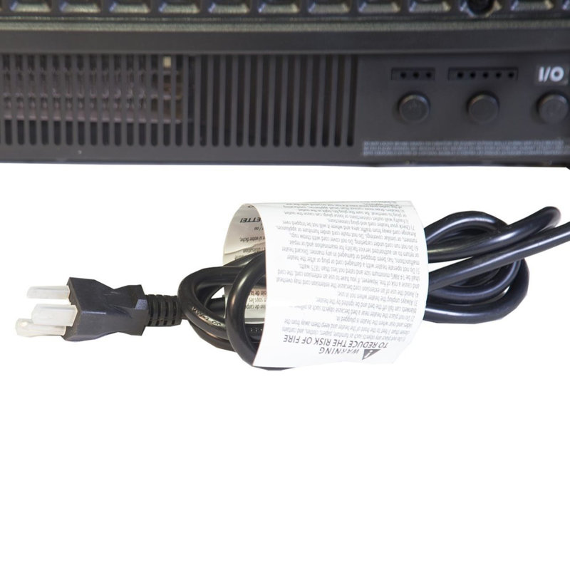 Comfort Glow Black Electric Log Insert Heater with Flame Projection