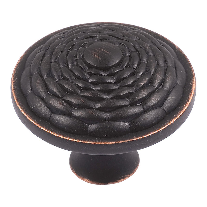 Mandalay 1-5/16" Diameter Round Knob, Venetian Bronze