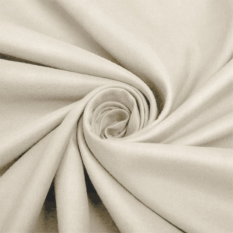 Super Soft Microfiber Fitted Sheet – 25cm Deep Pocket, Brushed Finish, Cream, Kingsize (5')