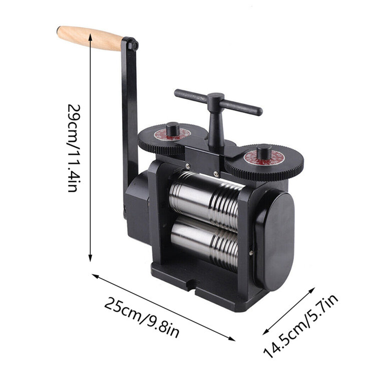 DENFER Manual Rolling Mill Machine Jewelry Marking Tools Cutting Machine