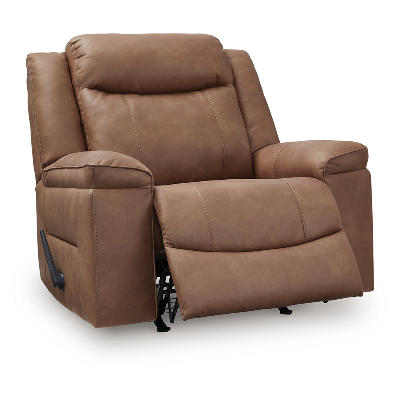 Fauteuil inclinable à contrôle de statut, Brun