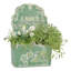 Jardinière murale en métal rustique pour plantes d'intérieur / extérieur, fleurs fraîches et artificielles, décoration murale de ferme pour jardin extérieur-1404390025