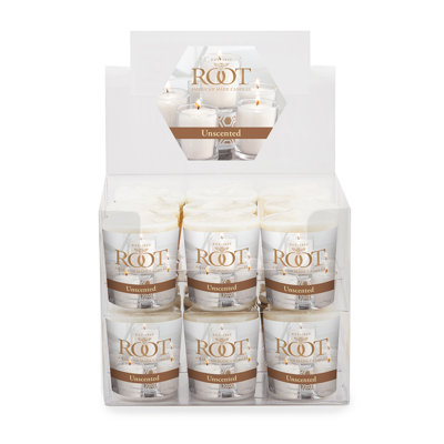 18 Piece Unscented Votive Candle Set