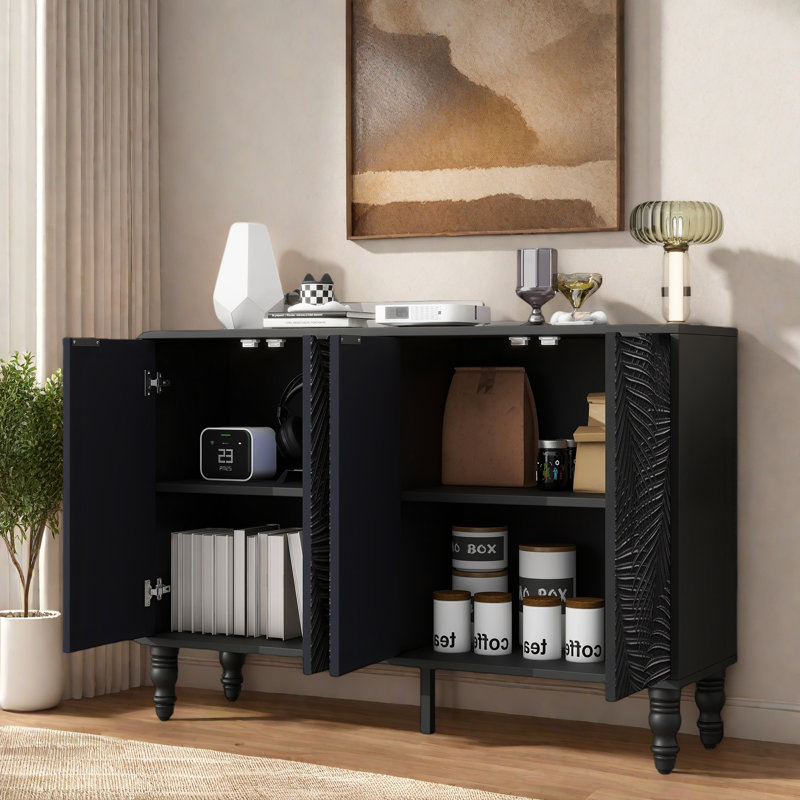 47.2'' Sideboard, Black