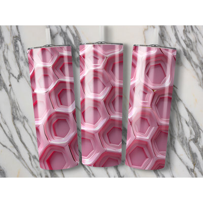 Choose Handmade Tumblers 591 mL Vacuum Insulated Stainless Steel (18/8) Travel Tumbler with Straw