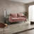Anacapa 58" Velvet Round Arm Sofa Loveseat-928580839