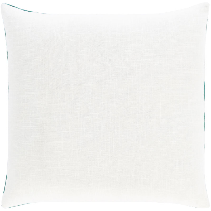 Coussin en coton , 22 po x 22 po, Rembourrage du duvet