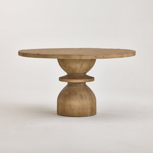 Pine Round Solid Wood Dining Table