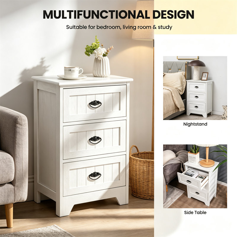 30 cm W Bedside Table