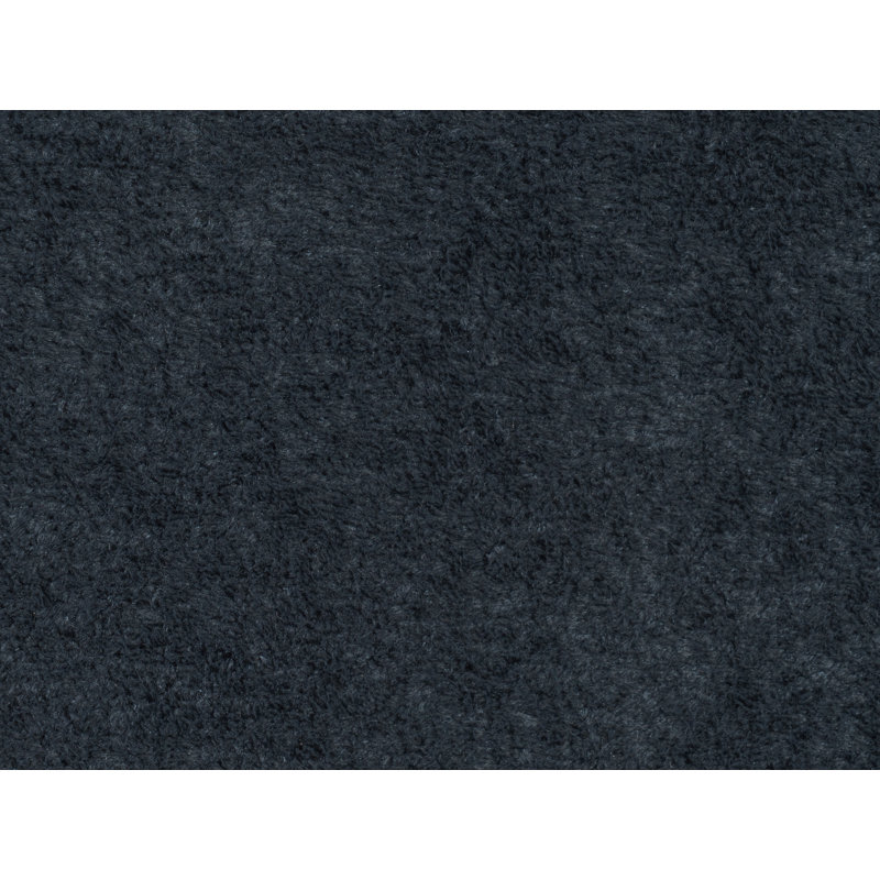 Canapé à accoudoirs carrés en chenille de 78 pouces, Chenille bleu