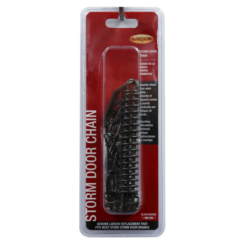 Storm Door Wind Chain, Black