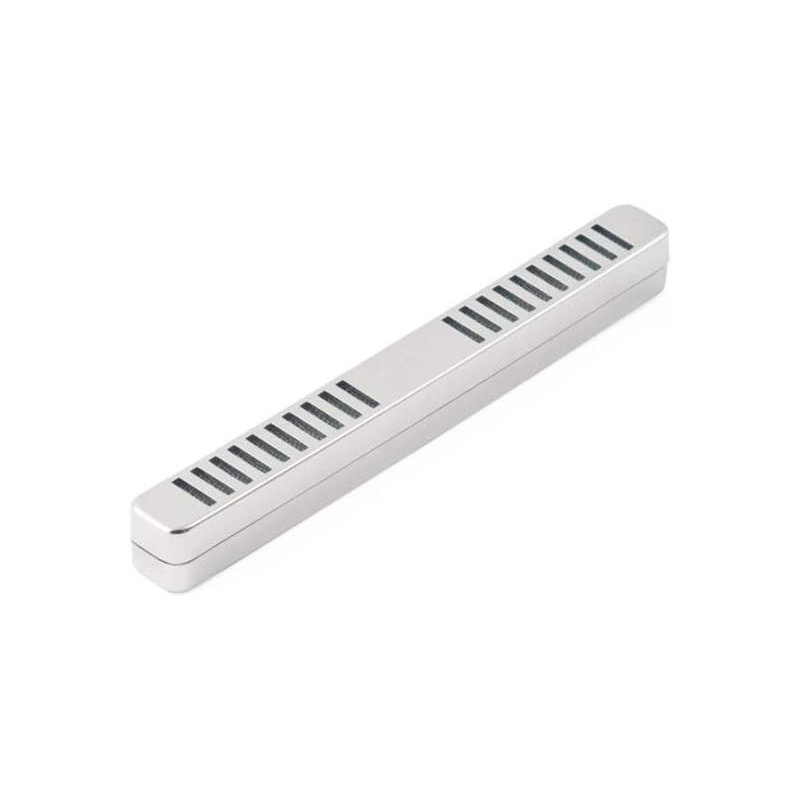 Petit humidificateur à cigare rectangulaire petit (argent)