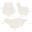 Fauteuil inclinable en cuir véritable l 40 po Caritina-123109999