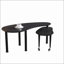 Table basse rotative contemporaine avec pieds en bois d'hévéa massif-972701210-972701215
