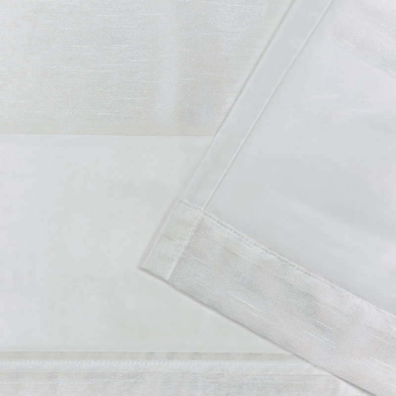Paire de rideaux transparents avec œillets Ghevont, l 54 po x L 63 po