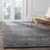 Doleman Hand Woven Cotton/Jute Striped Rug in Blue