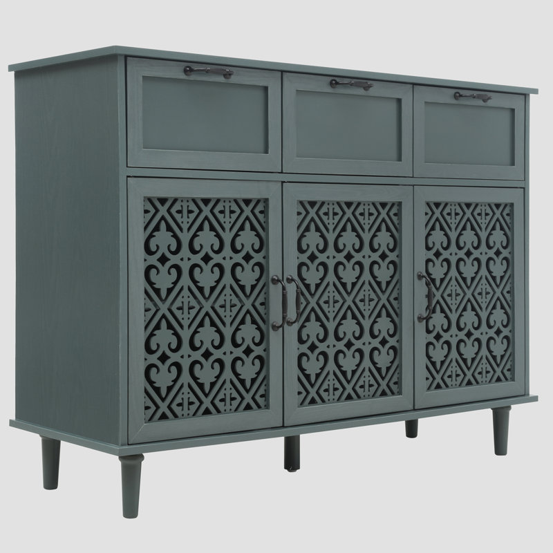 Armoire d'appoint Matfield, Vert foncé